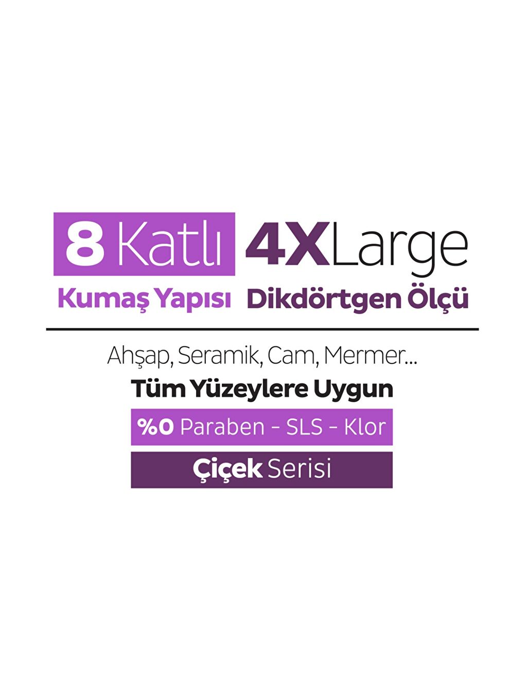 Easy Clean Orkide Bahçesi Mopa Uyumlu Yer Temizlik Havlusu&Mendili 6x20 (120 Yaprak)-3