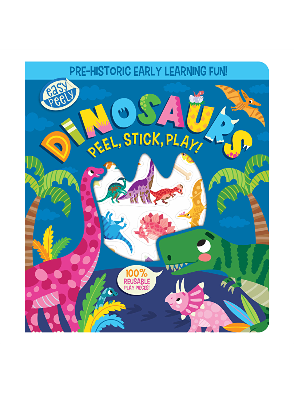 Imagine That Easy Peely Dinosaurs - Peel, Stick, Play