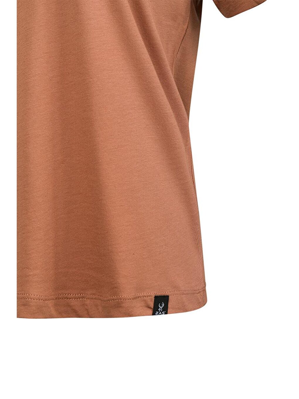 Kahverengi Alexa Kadın Bisiklet Yaka T-shirt-3