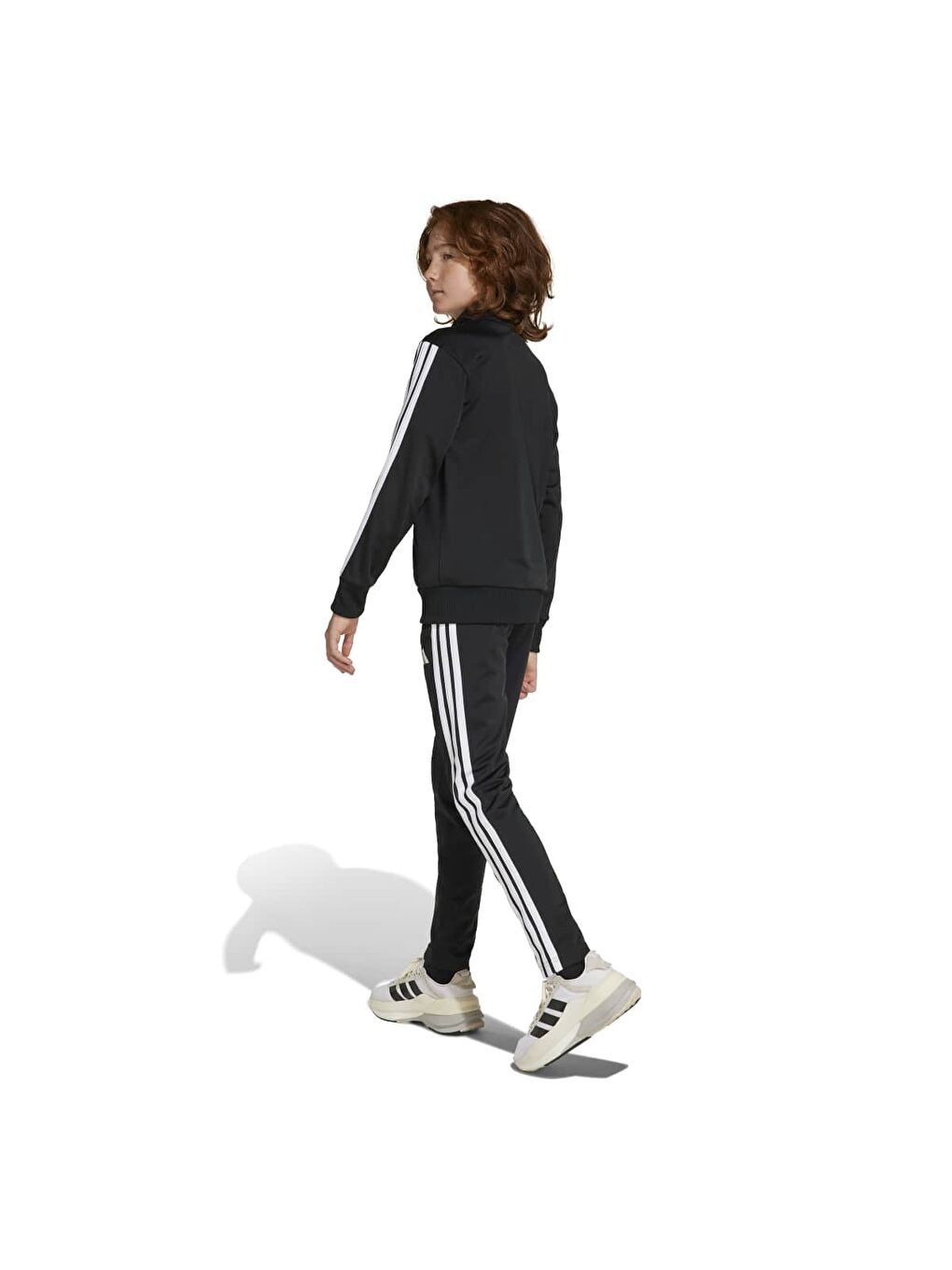 3 Stripes Tiberio Çocuk Siyah Dik Yaka Eşofman Takımı-1