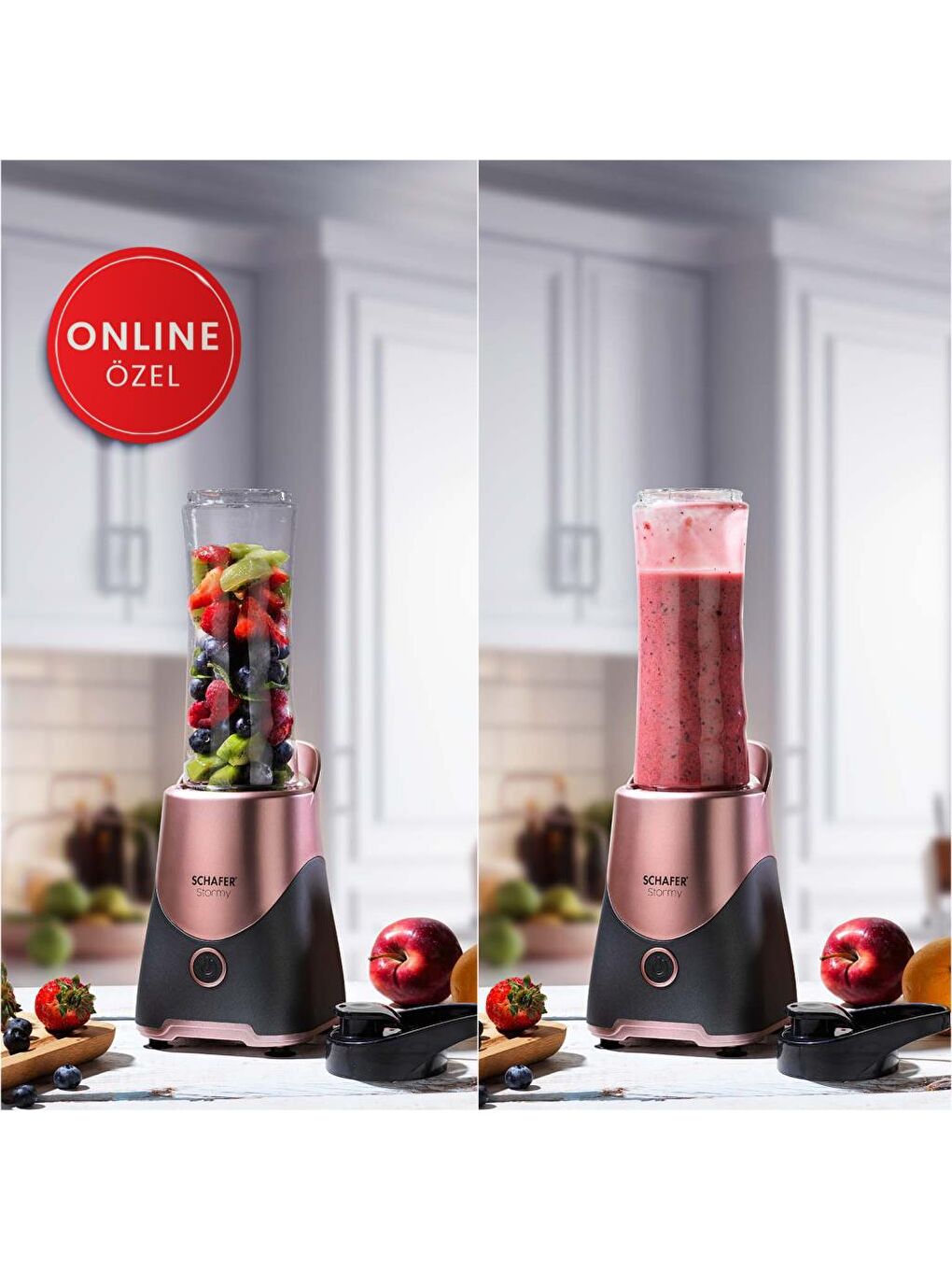 SCHAFER Stormy Kişisel Blender-Rosegold - 4