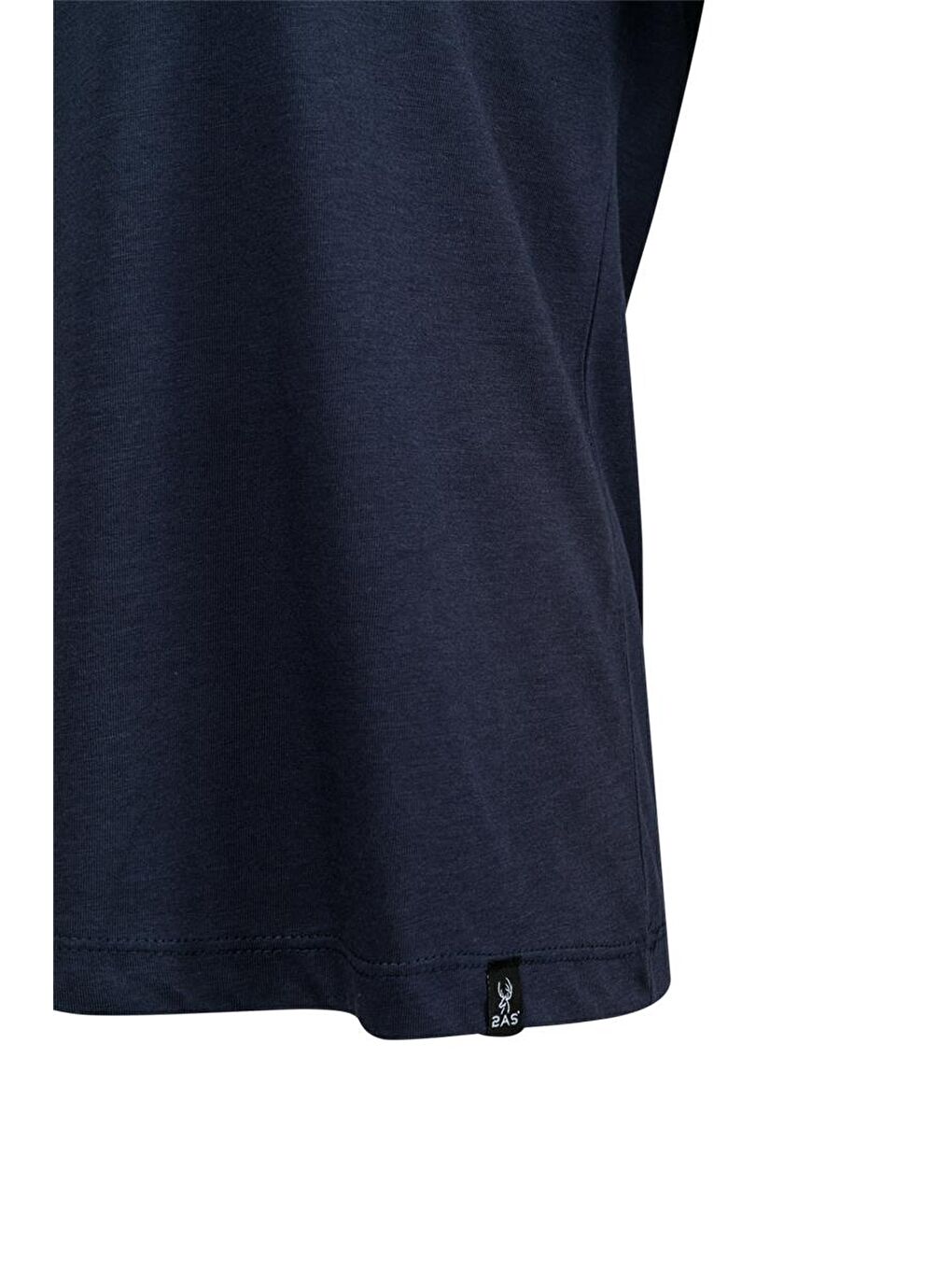 Lacivert Alexa Kadın Bisiklet Yaka T-shirt-3