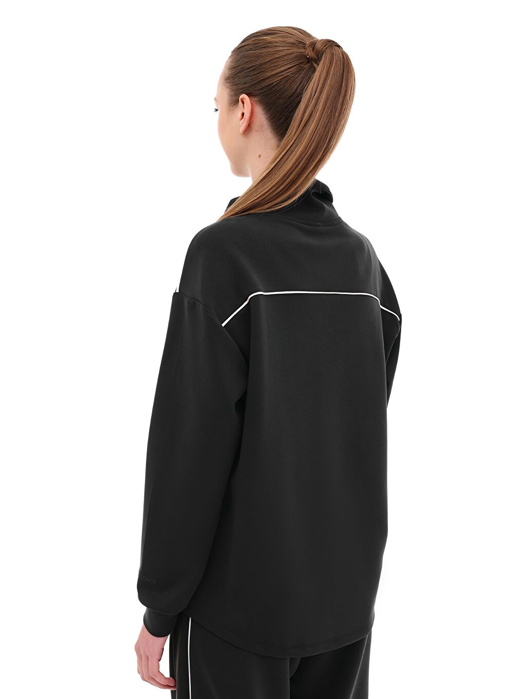 WL 16BALKOÇ  YOG2-8 5PR Siyah Kadın Sweatshirt-1