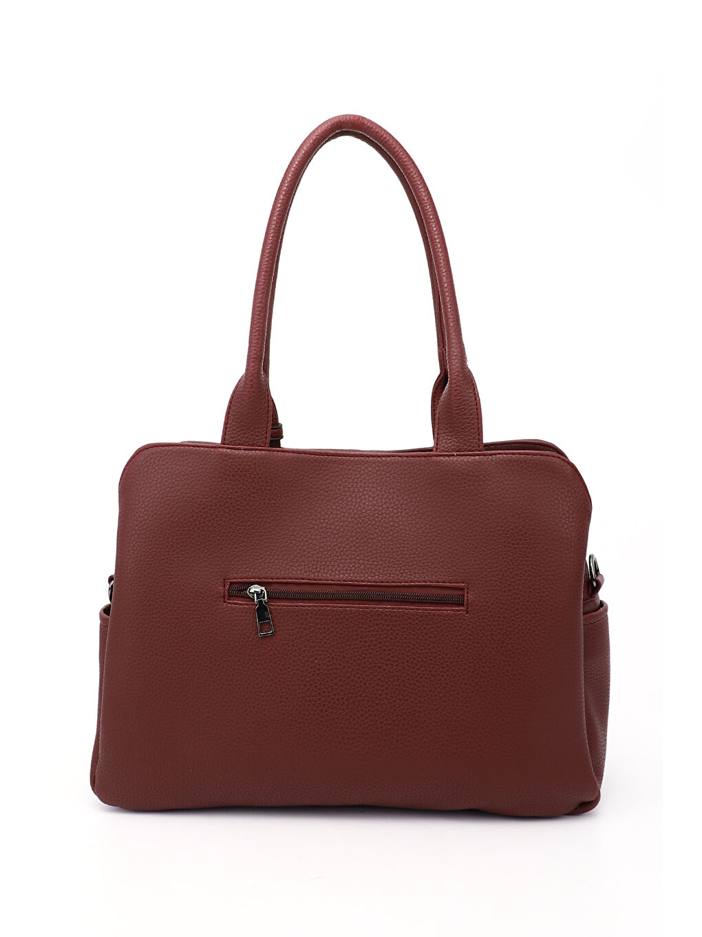 Bordo Kadın AÇIK BORDO Uzun Askılı El ve Omuz Çantası-3