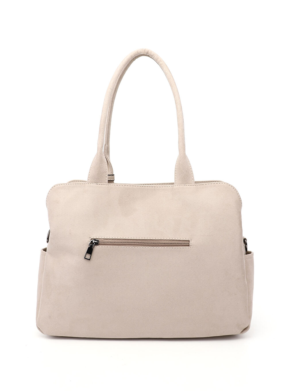 Bej Kadın BEJ Uzun Askılı El ve Omuz Çantası-3