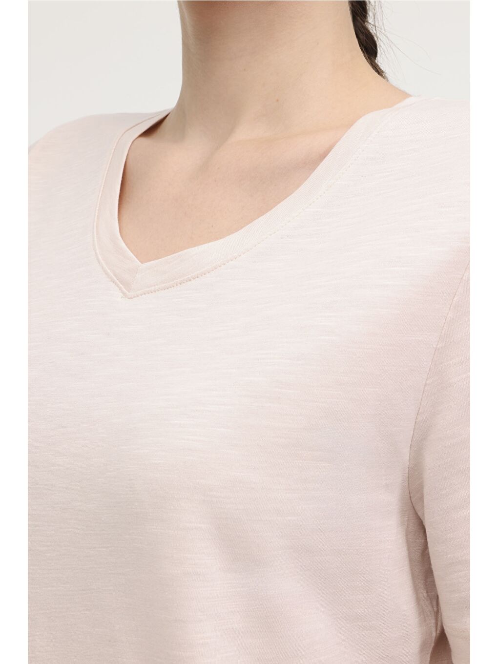 Pembe WB FLAMLI 11SSB101 4FX KIRLI PEMBE Kadın Kısa Kol T-Shirt-3