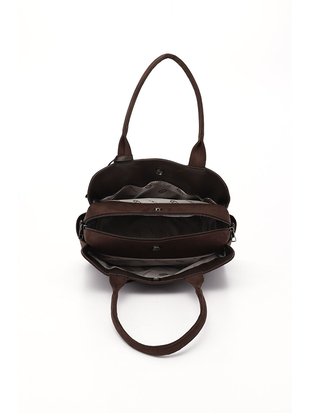 Kahverengi Kadın AÇIK KAHVERENGİ Uzun Askılı El ve Omuz Çantası-4