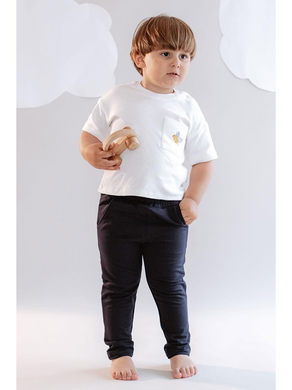 Erkek Çocuk Düz Paça Eşofman Altı 762 Lacivert