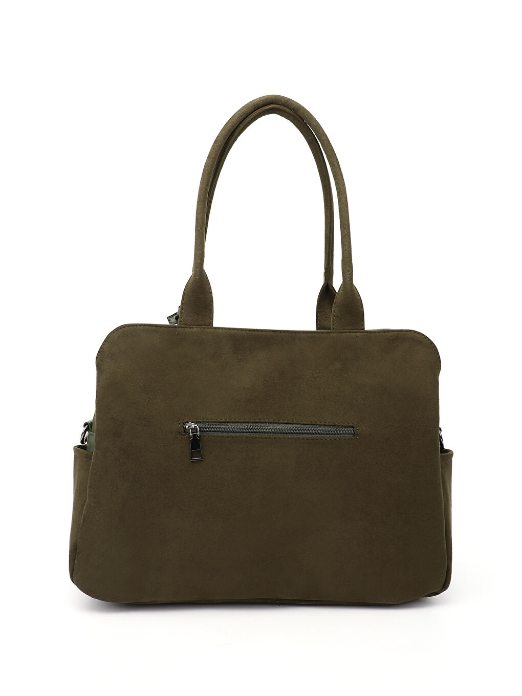 Haki Kadın KOYU HAKİ Uzun Askılı El ve Omuz Çantası-3