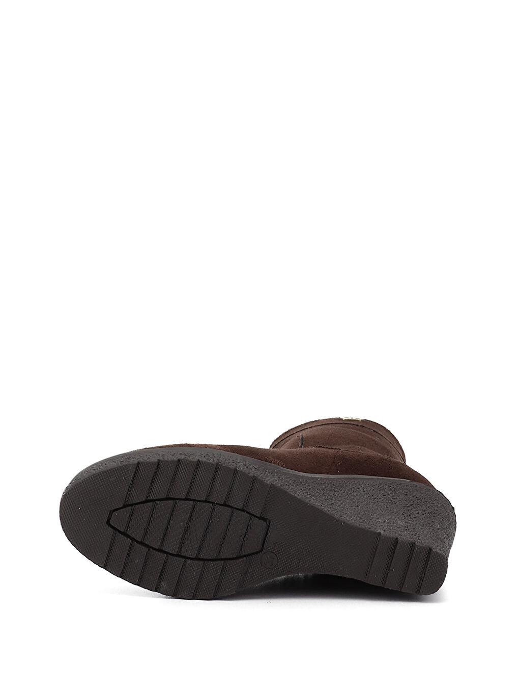 Kahverengi Kadın AÇIK KAHVERENGİ Fermuarlı Dolgu Topuklu Bot-3