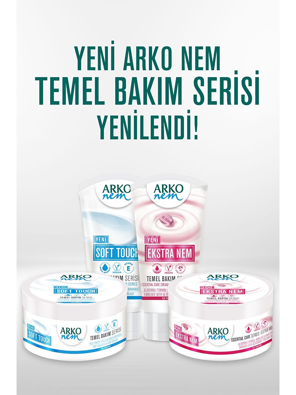 Arko Nem Soft Touch Nemlendirici El Ve Vücut Kremi 250+60ml - 4