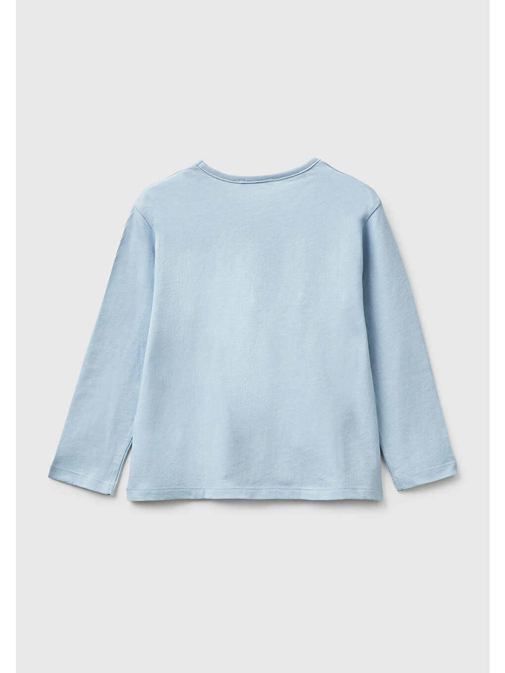 Karışık Kız Çocuk Baskılı Uzun Kollu Bisiklet Yaka T-Shirt-1