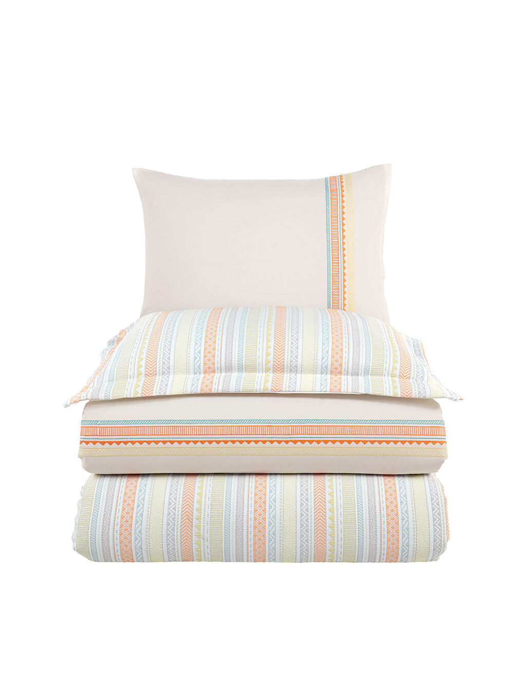 Kahverengi Mellow Modern Çeyiz Paketi 7 Parça (240x250 cm) Tarçın-4