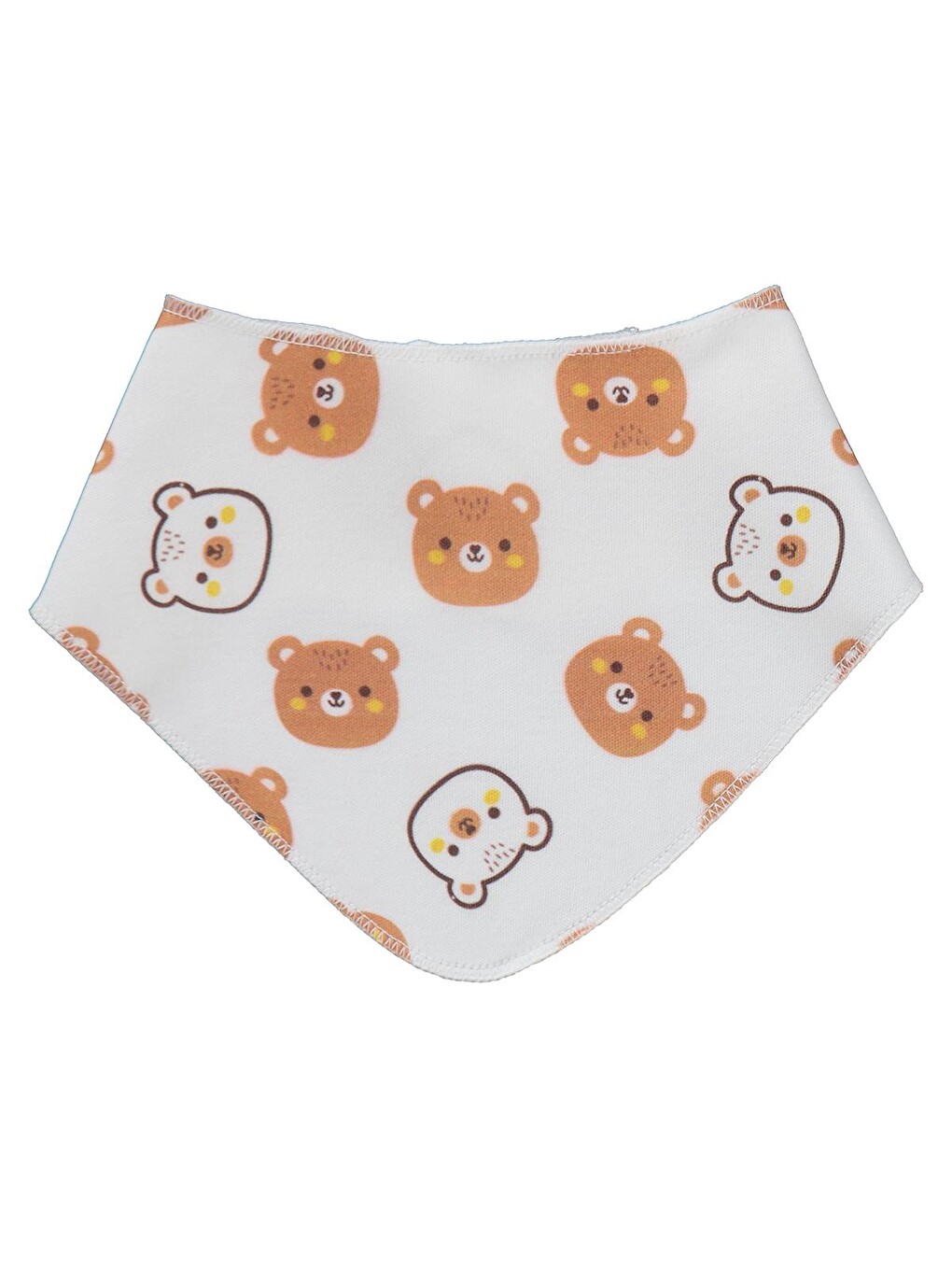 Baby Ayıcık Empirme 2 Kat 2'li Mama Önlüğü - Kahverengi-2