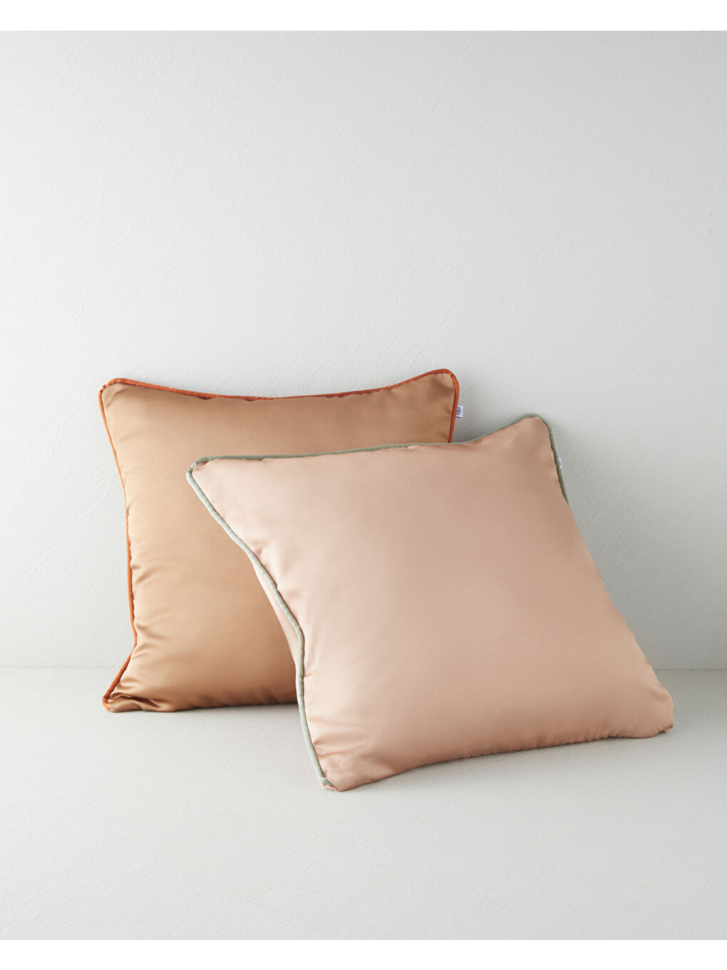 Kahverengi Roya Kırlent Kılıfı 45x45 cm Kahve-3