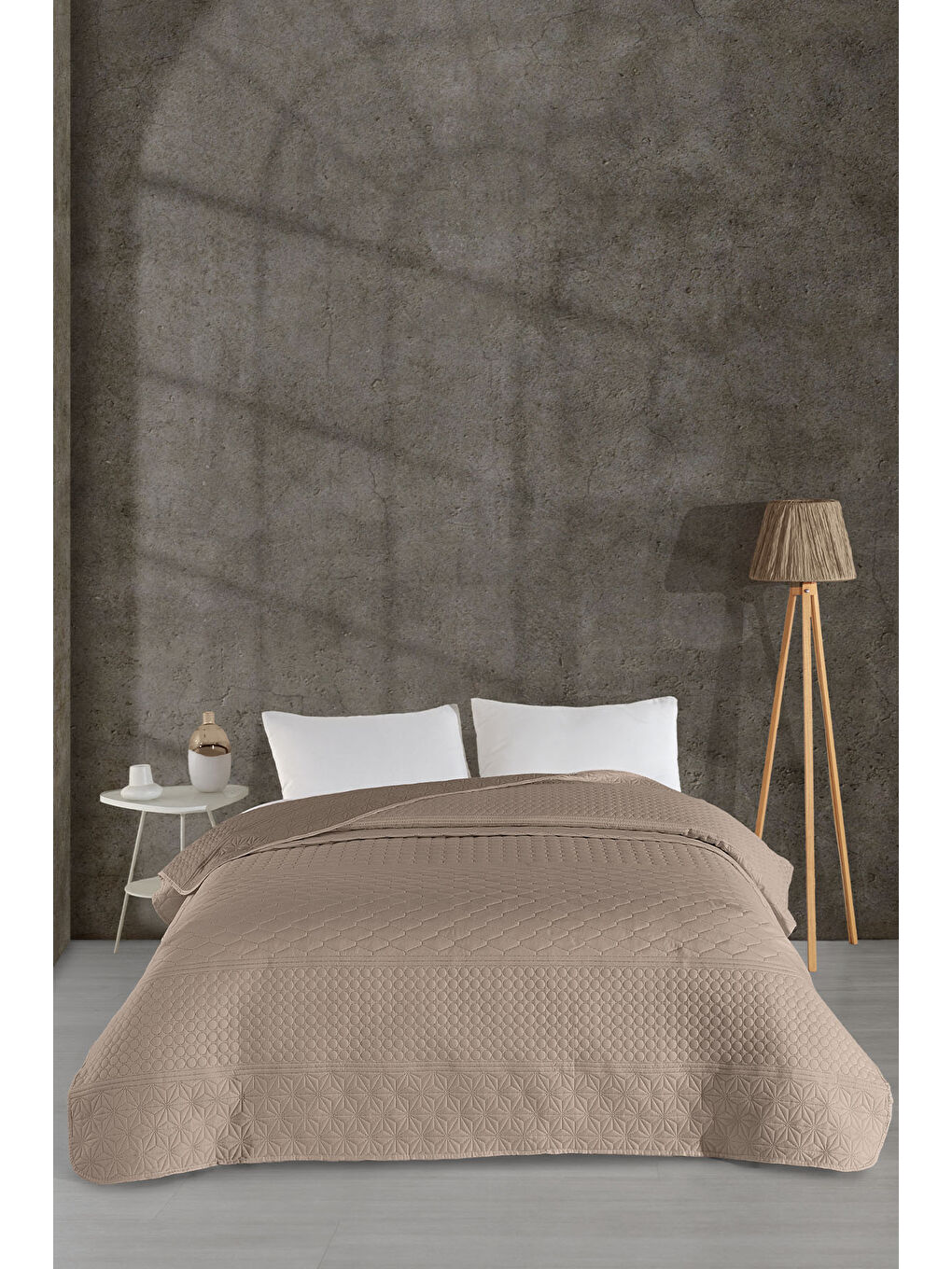 Doremi Yatak Örtüsü Tek Kişilik (160x220 cm) Bej