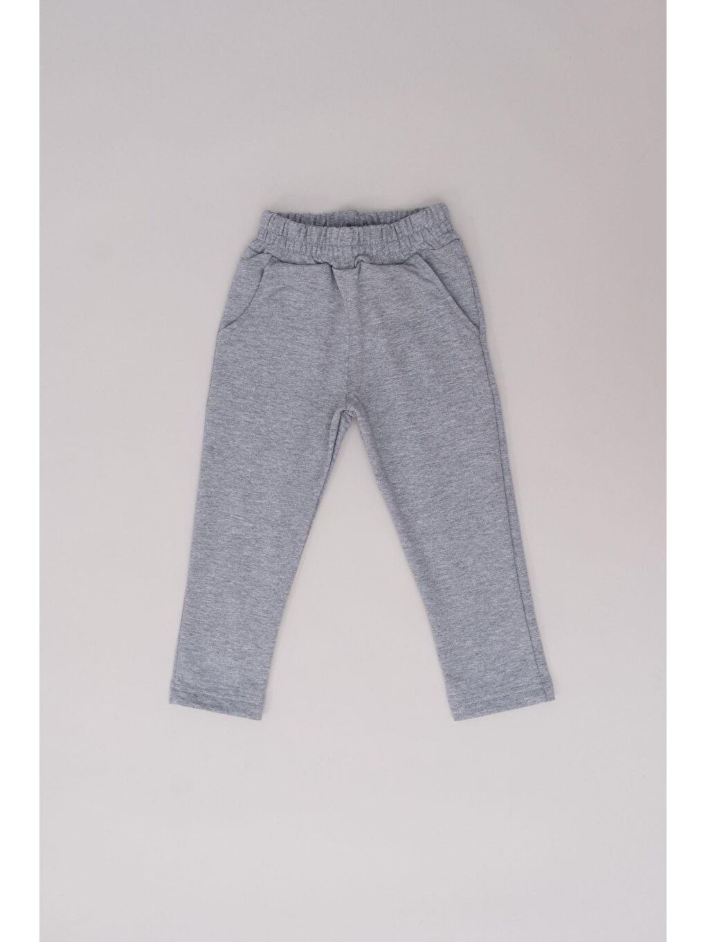 Erkek Çocuk Düz Paça Eşofman Altı 762 Gri-1