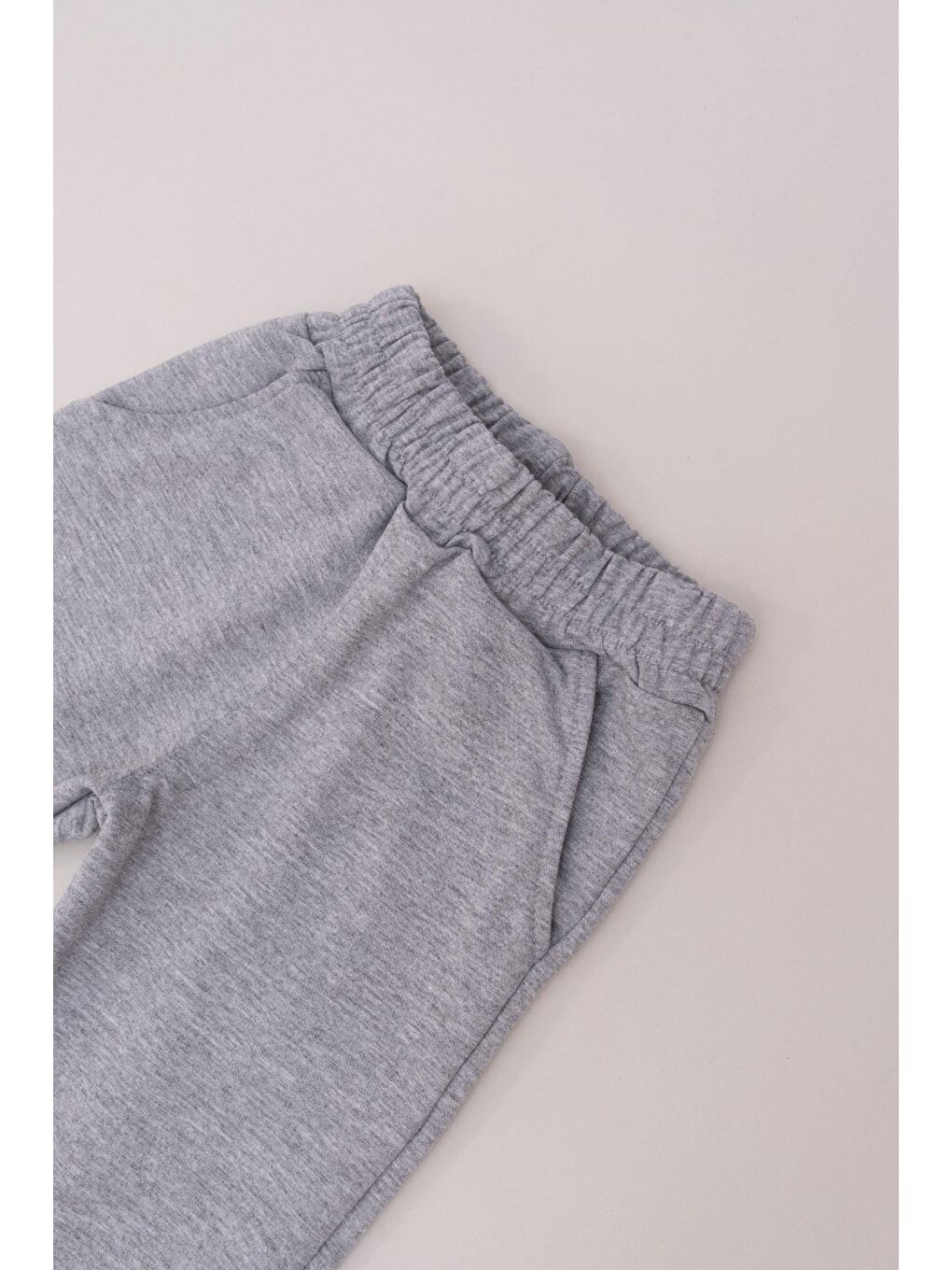 Erkek Çocuk Düz Paça Eşofman Altı 762 Gri-6