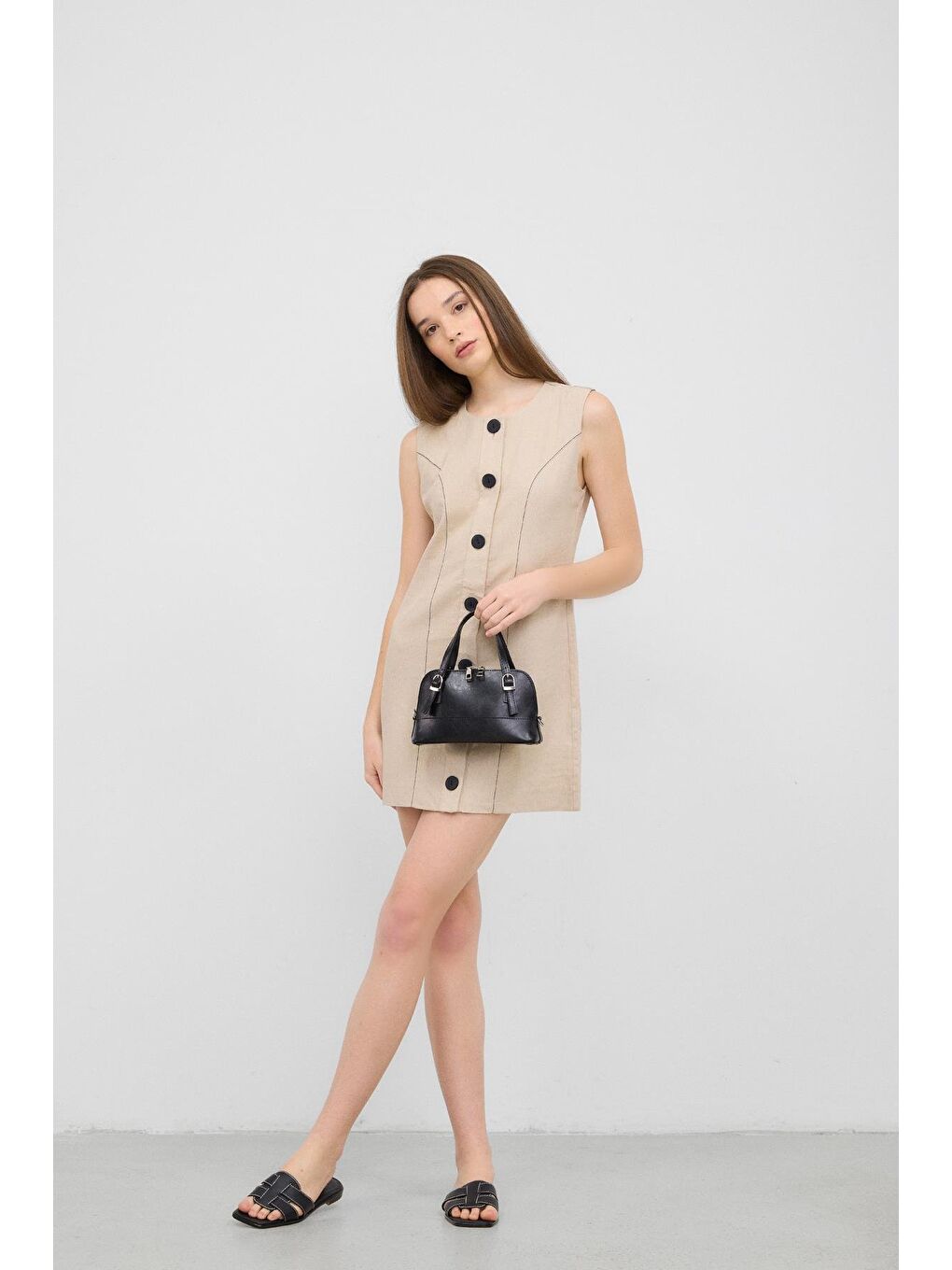 Ribbon Mini Çapraz Çanta Siyah-3