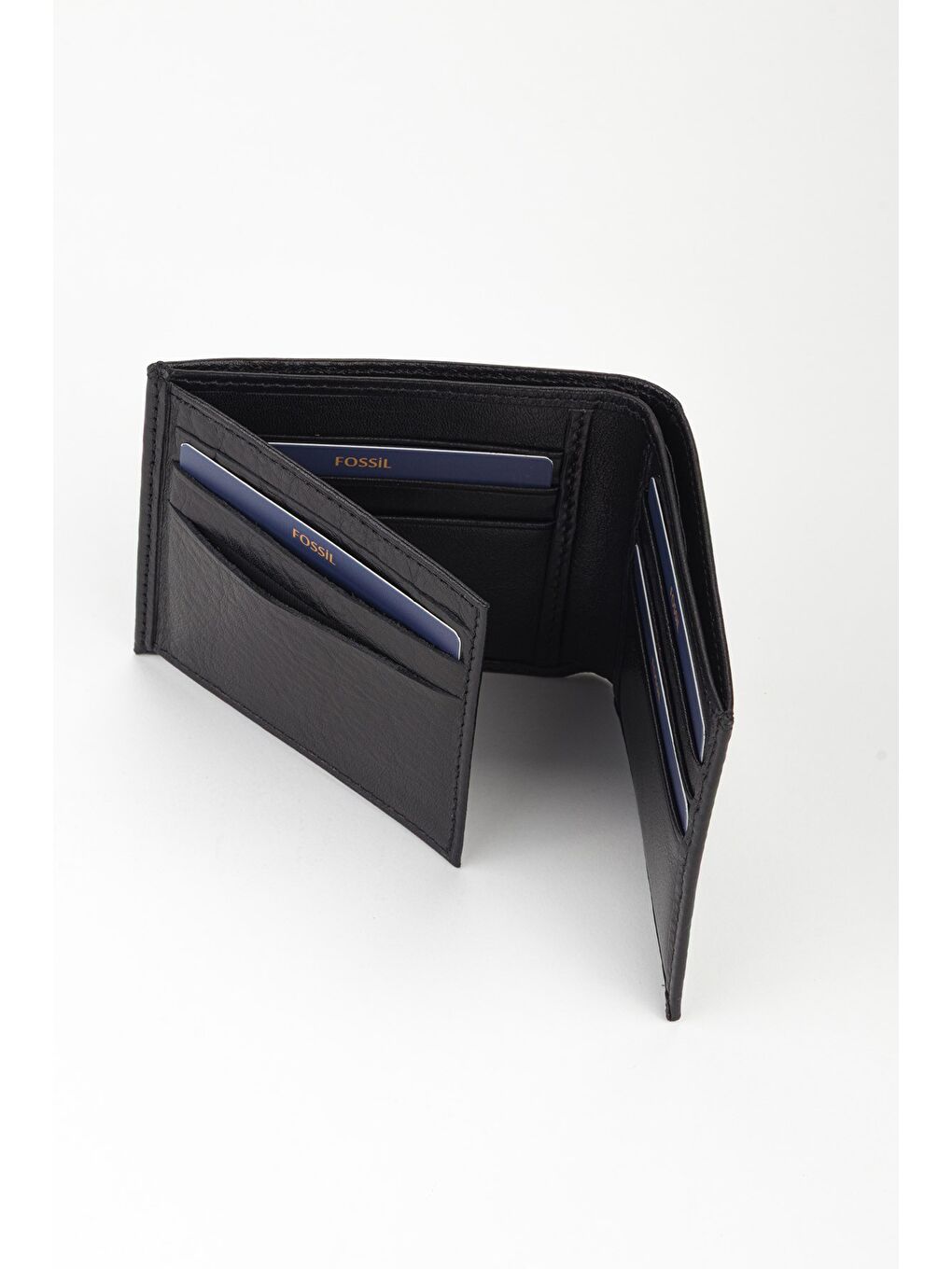 Siyah Kutulu Hakiki Deri Yatay Erkek El Portföyü Cüzdan-2