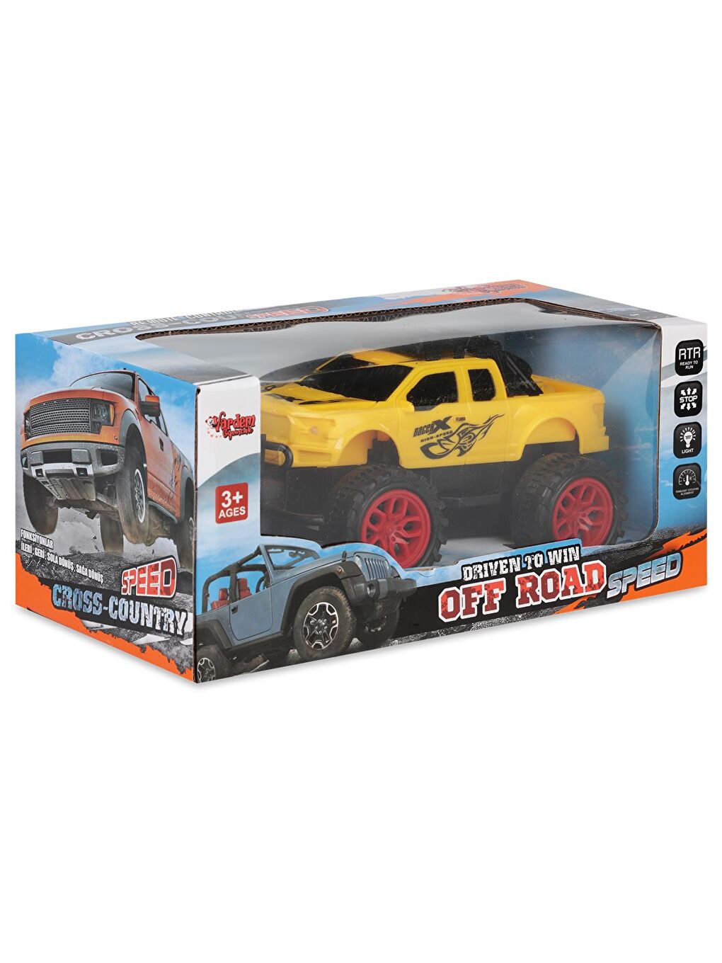 Oyuncak Off Road Isıklı Jeep - Sarı Standart
