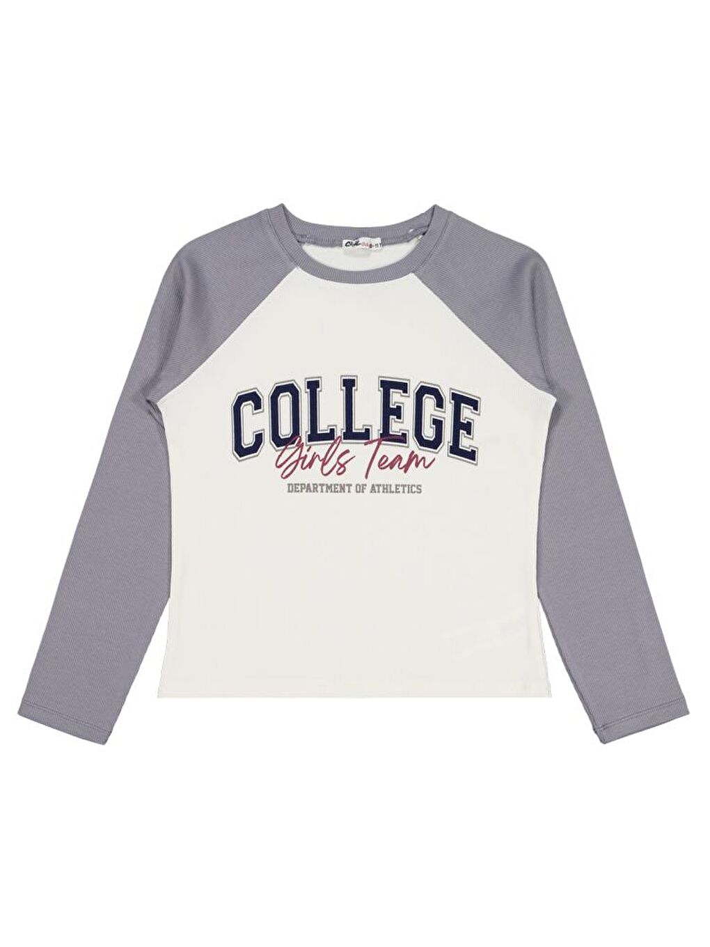 Ekru Girls College Baskılı 10-13 Yaş Sweatshirt