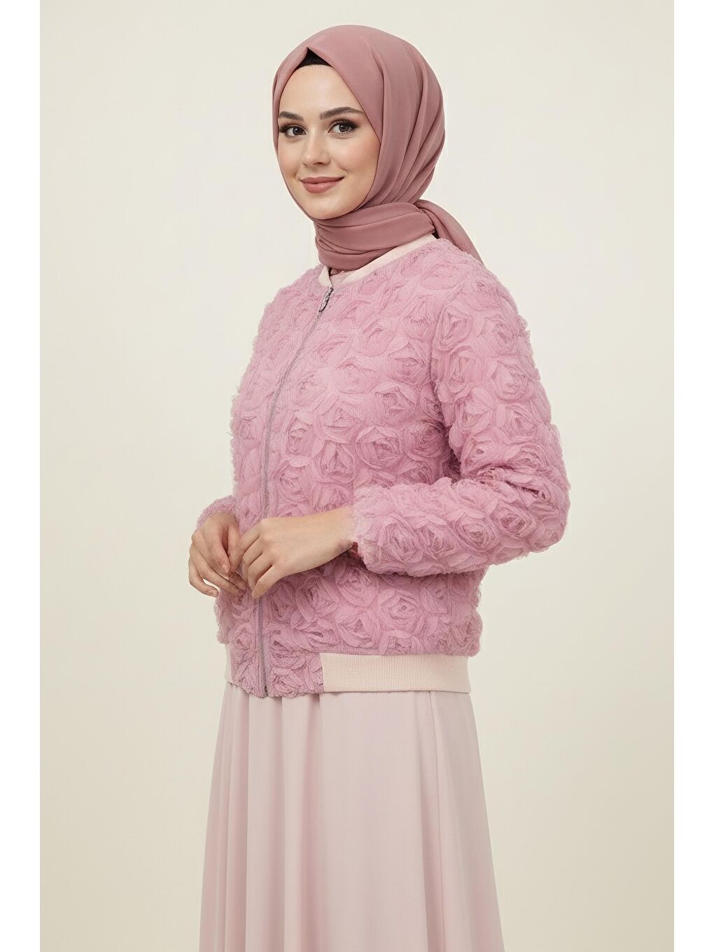 Güllü Tül Mont Pembe - 28014-PEMBE-1