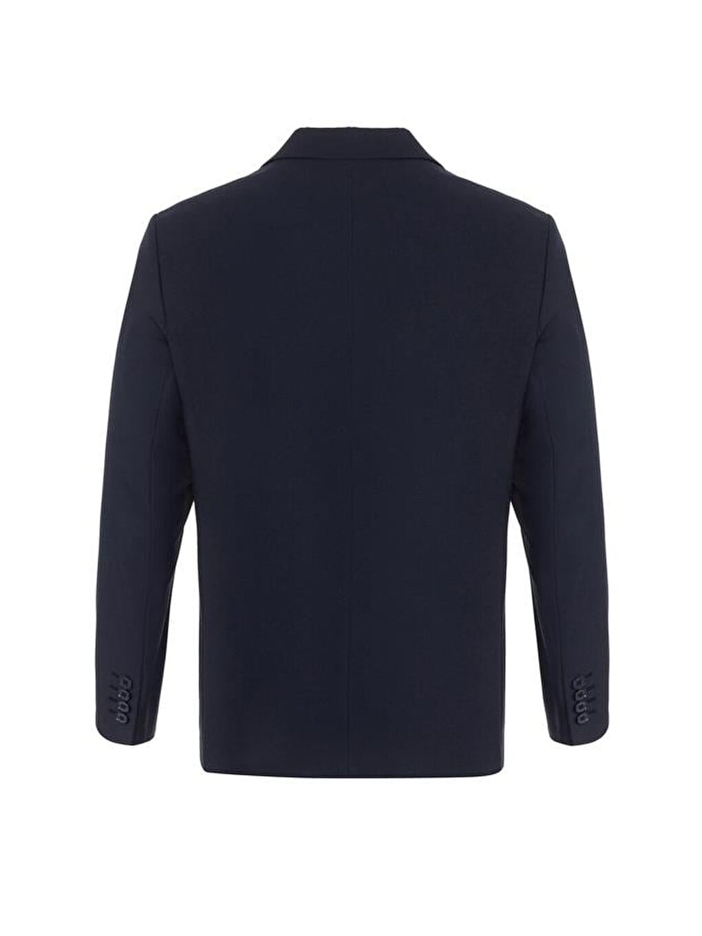 Lacivert Regular Düz Mono Yaka 6 Drop Takım Elbise-5