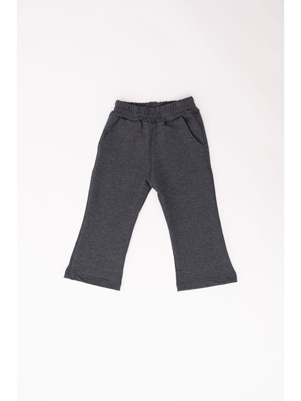 Kız Çocuk İspanyol Paça Eşofman Altı 761 Antrasit-1