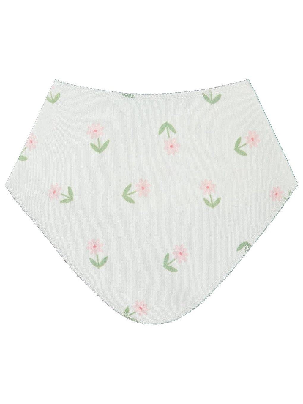 Baby Çiçek Empirme Mama Önlüğü - Pembe-1