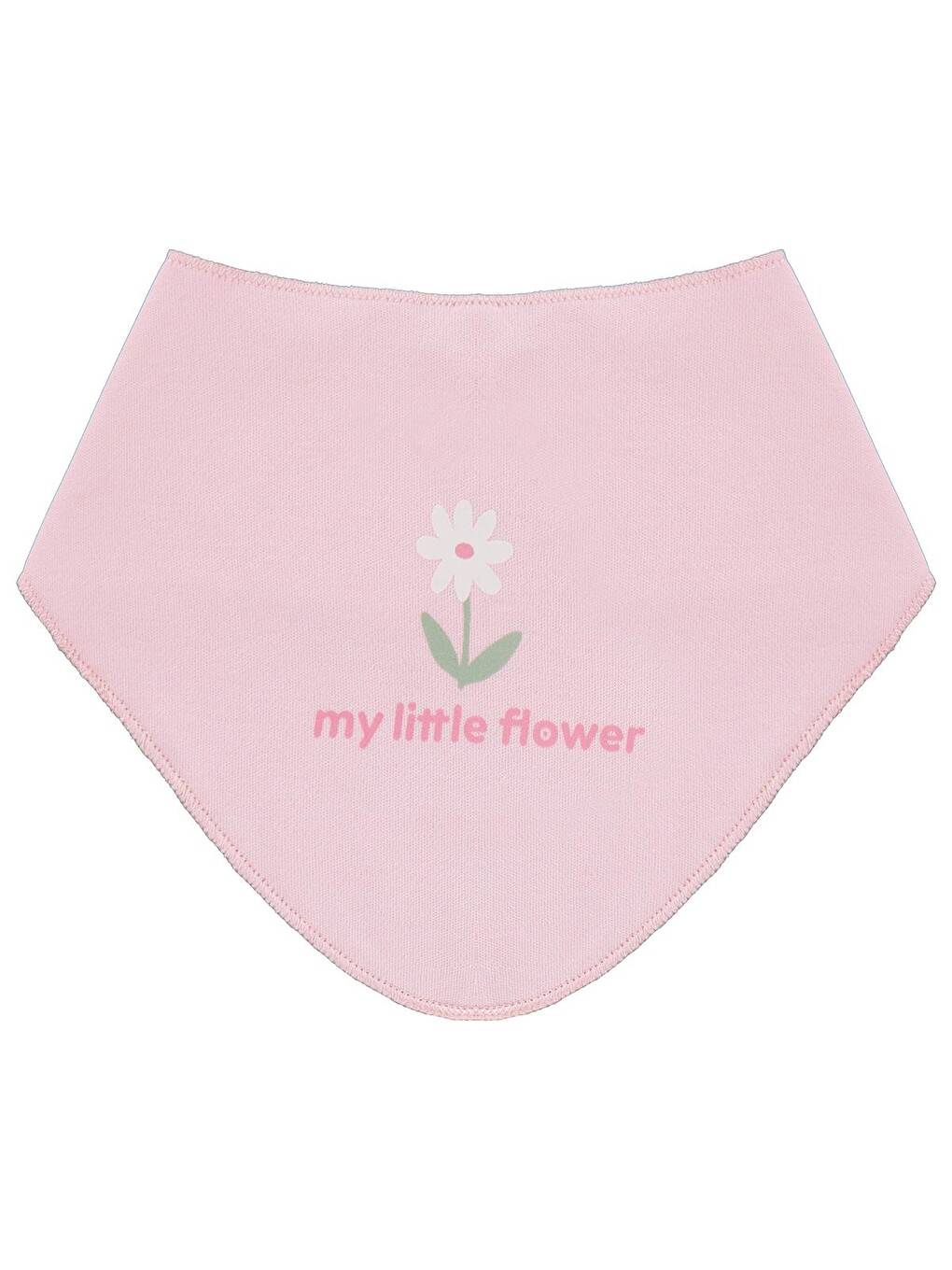 Baby Çiçek Empirme Mama Önlüğü - Pembe-2