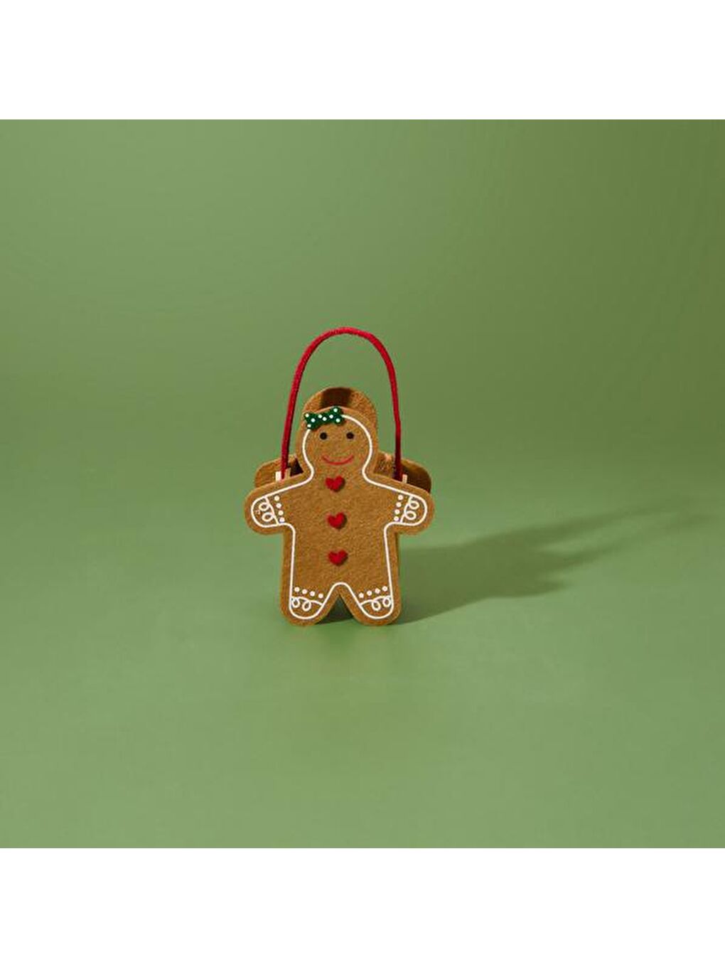 Karışık Zencefilli Kurabiye Hediye Çantası - Asorti - 13x6,5x15,5 cm-1