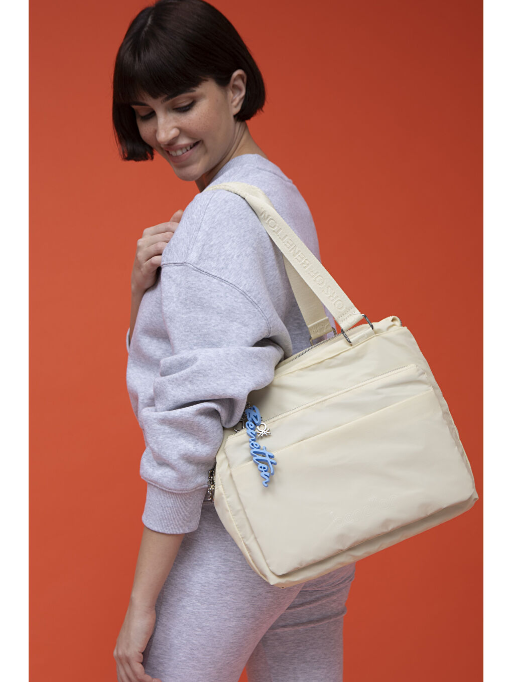 Kadin Kol Çantasi Bej BNT1460-1