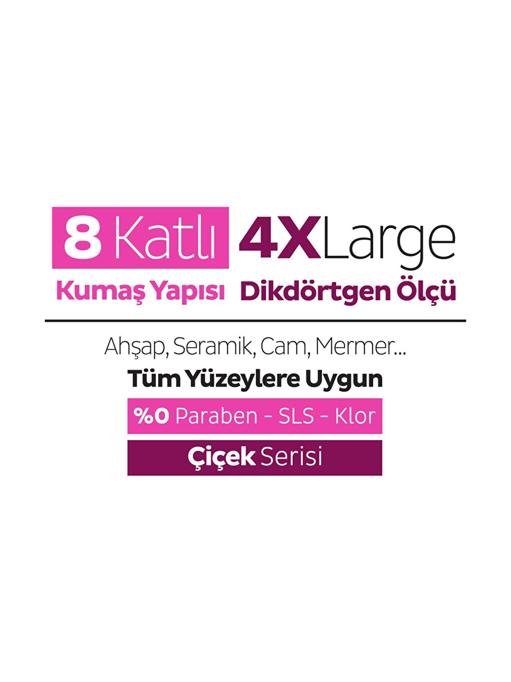 Easy Clean Lilyum Buketi Mopa Uyumlu Yer Temizlik Havlusu&Mendili 6x20 (120 Yaprak)-3