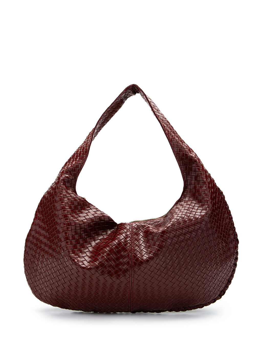 Salaş Örgü Detay Lauren Kadın Kol Çanta Bordo