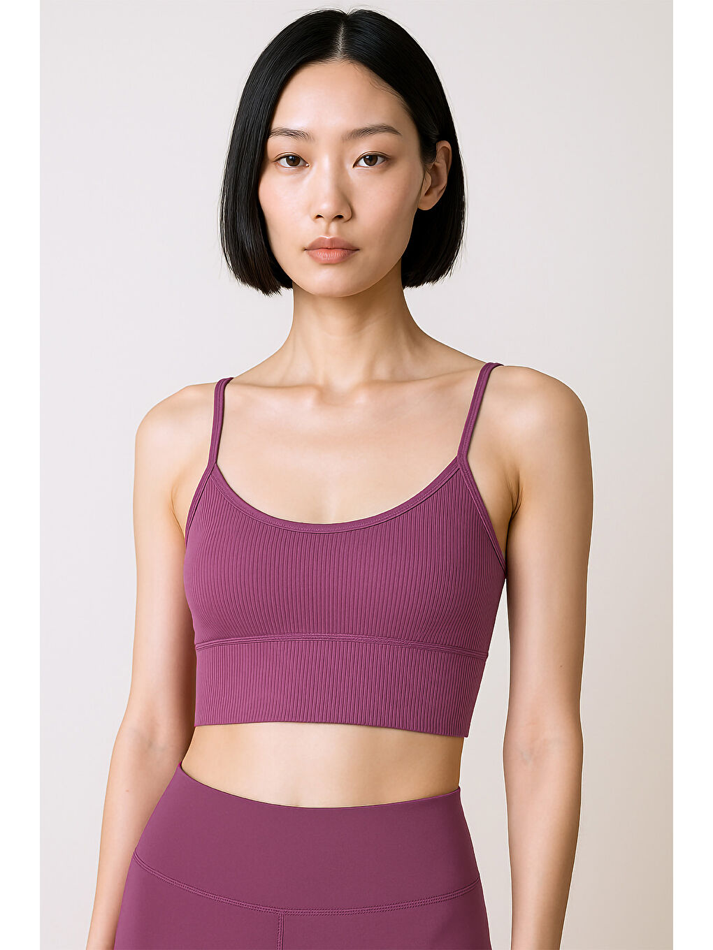 Mürdüm İnce Askılı Toparlayıcı Ripli Spor Büstiyer