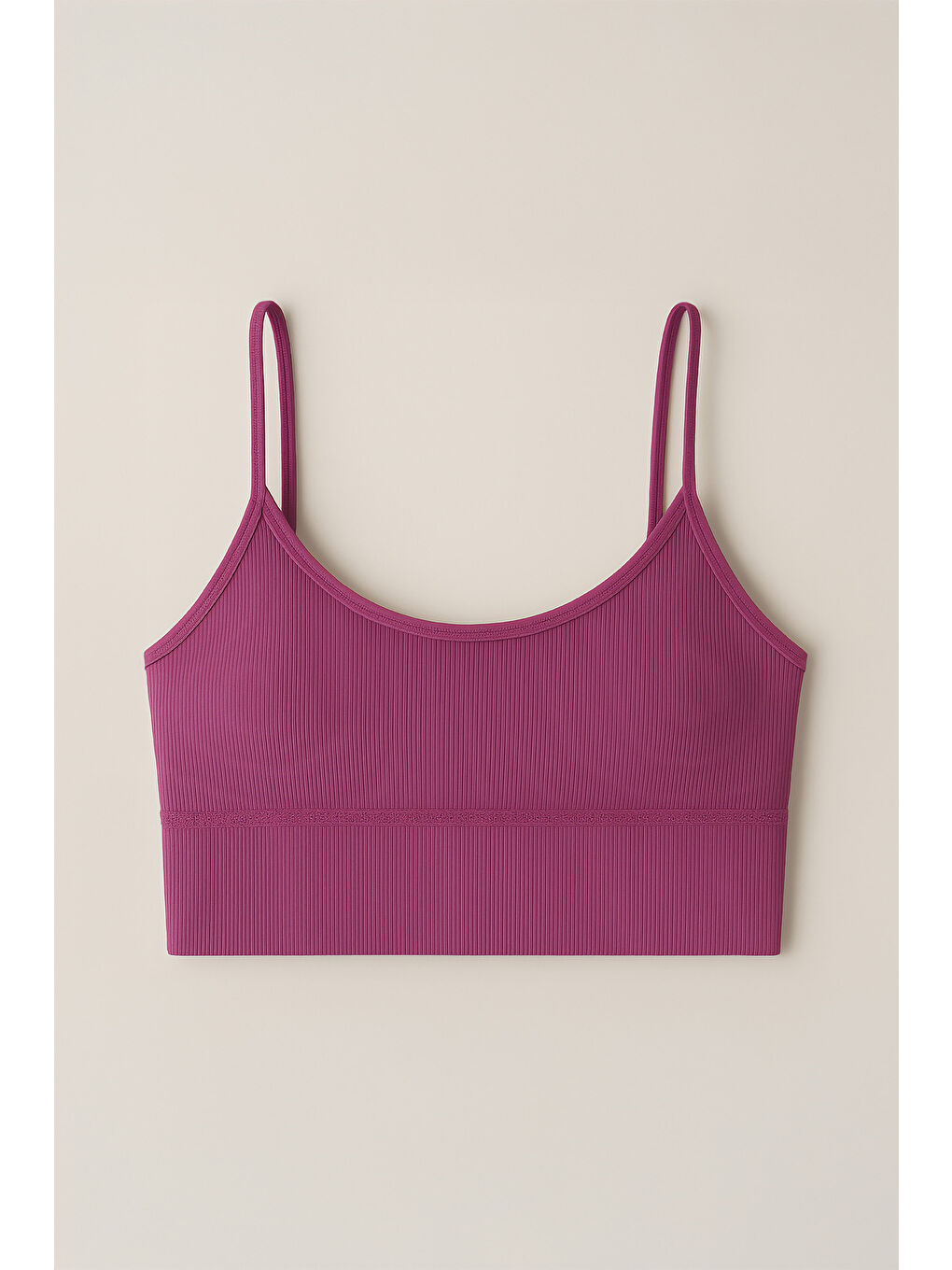 Mürdüm İnce Askılı Toparlayıcı Ripli Spor Büstiyer-2