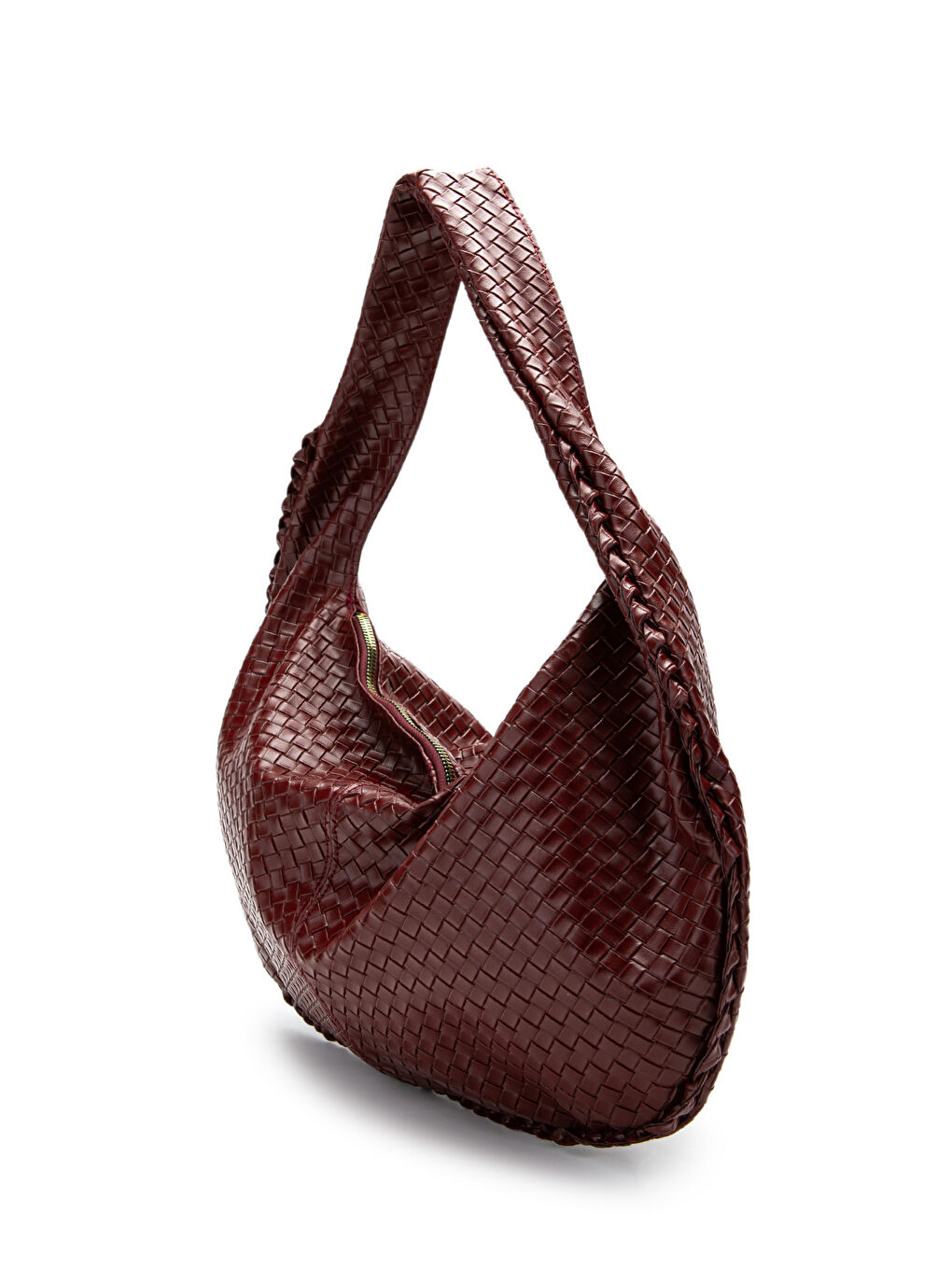 Salaş Örgü Detay Lauren Kadın Kol Çanta Bordo-1