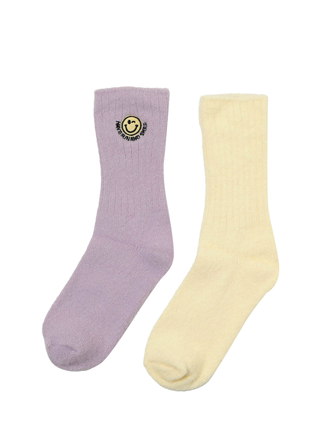 Mor SMILE WRM 2 LI SKT-W 4PR LILA MULTI Kadın Soket Çorap