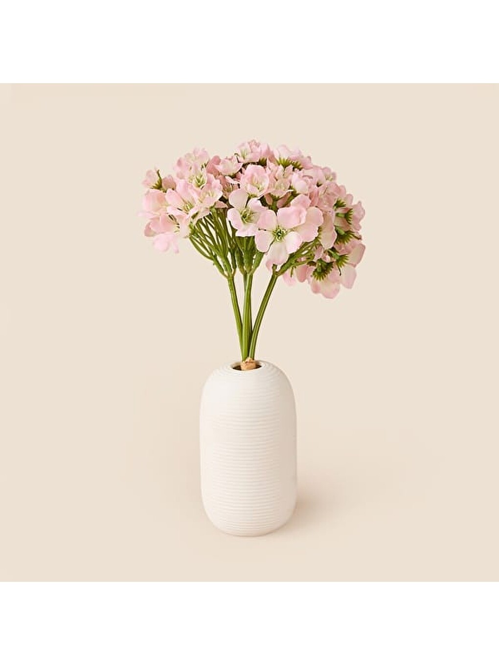 Deco Ortanca 4'lü Buket Çiçek - Açık Pembe - 31 cm