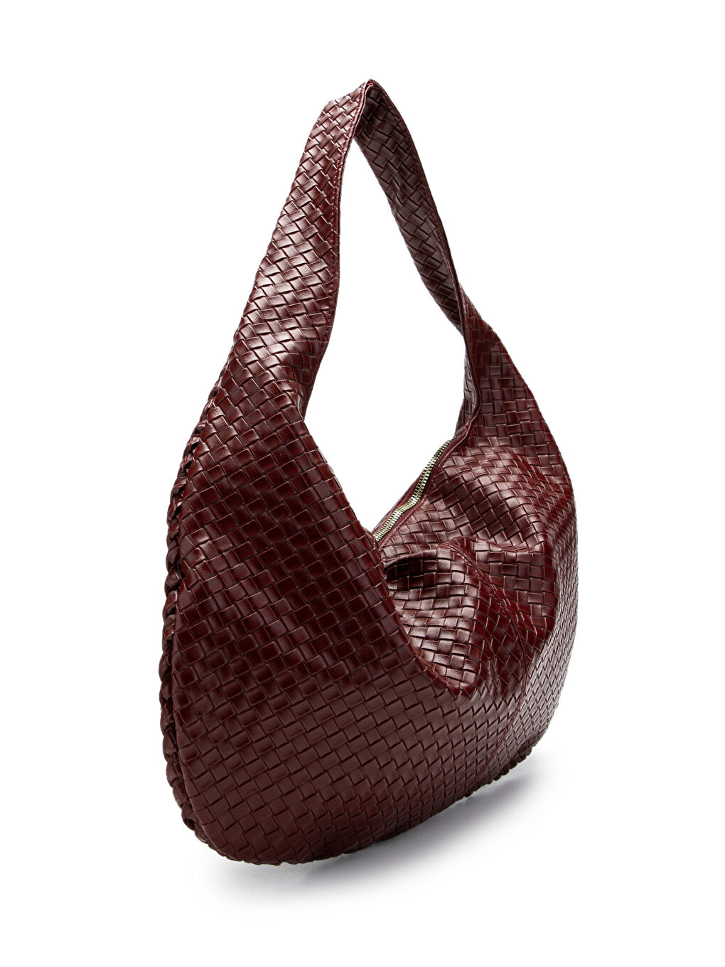 Salaş Örgü Detay Lauren Kadın Kol Çanta Bordo-2