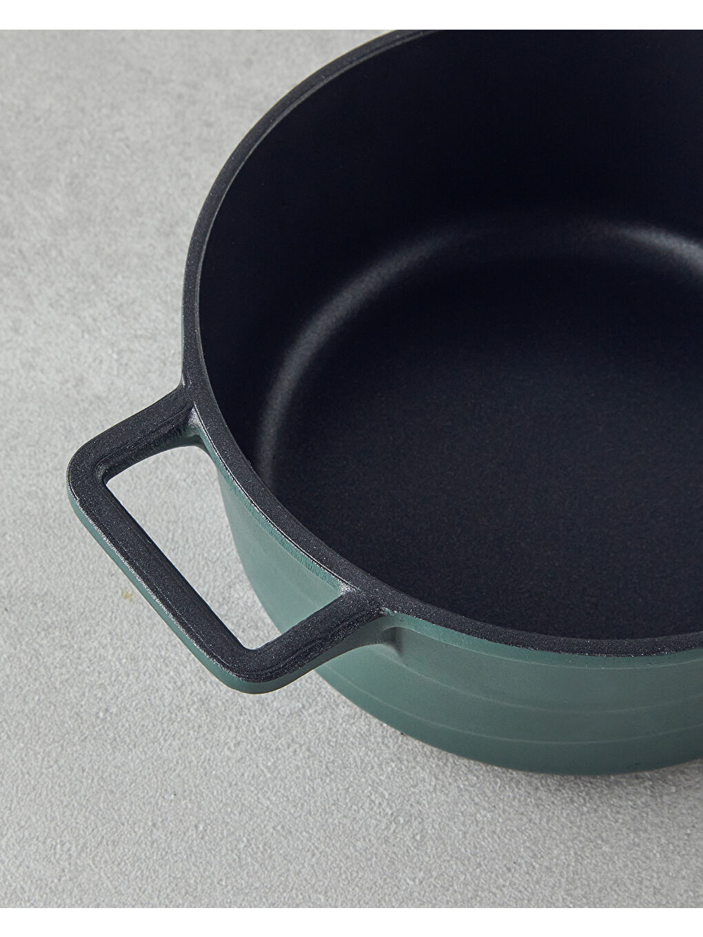 Tiny Taste Döküm Mini Tencere Seti 14x14x14 cm Yeşil-2