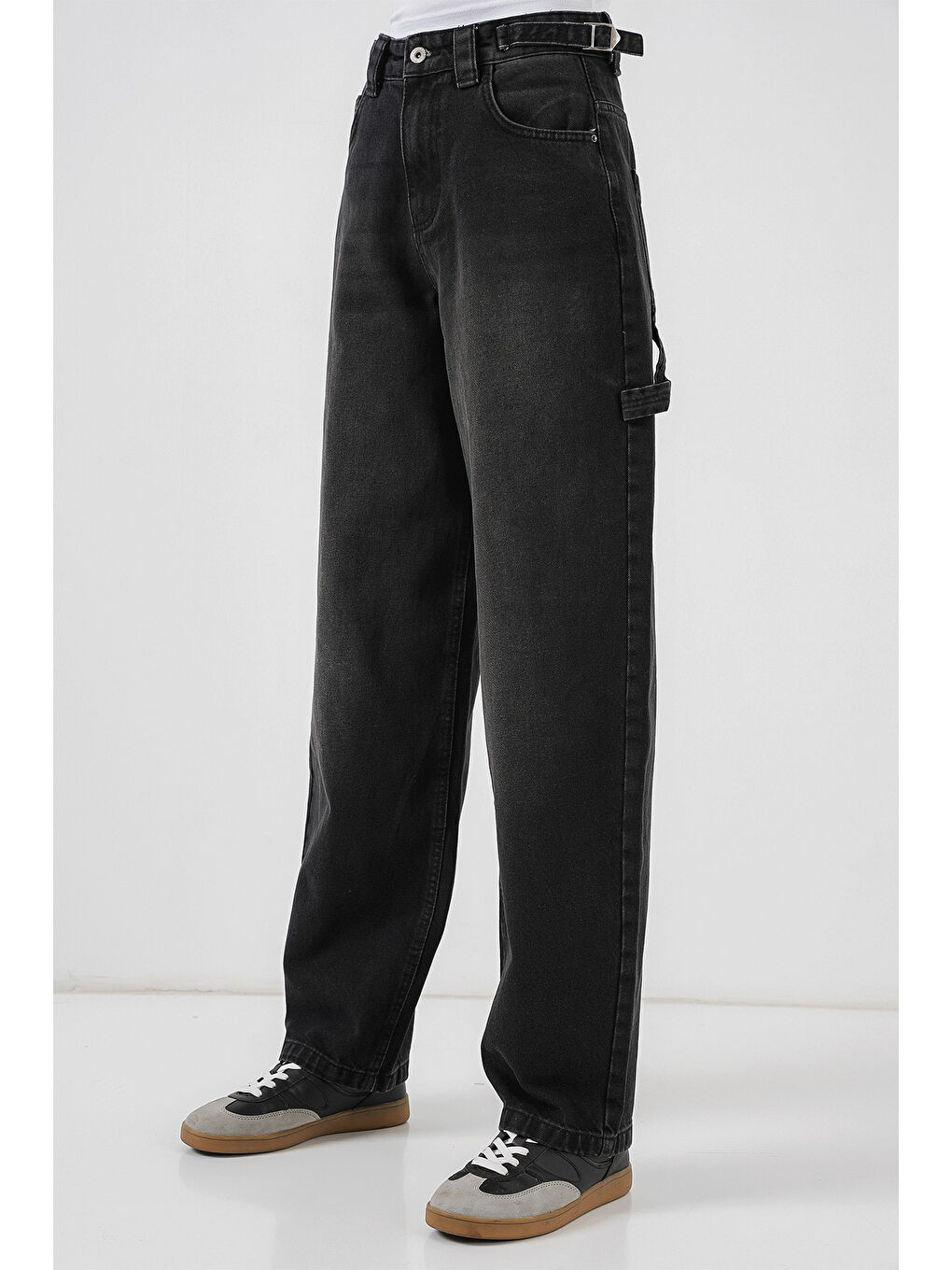 Bigdart Kadın Yüksek Bel Jean Pantolon 6701   Siyah - 4