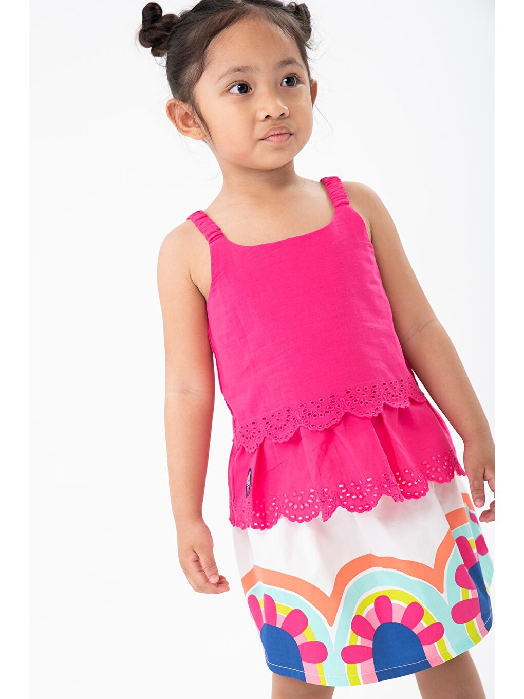 Pembe Kız Çocuk Tişört-1