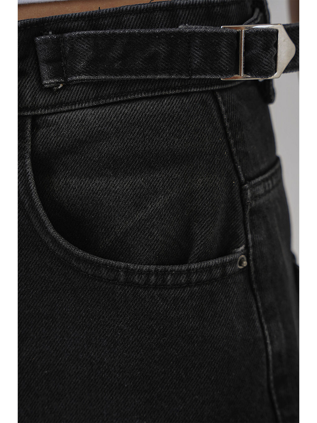 Bigdart Kadın Yüksek Bel Jean Pantolon 6701   Siyah - 5