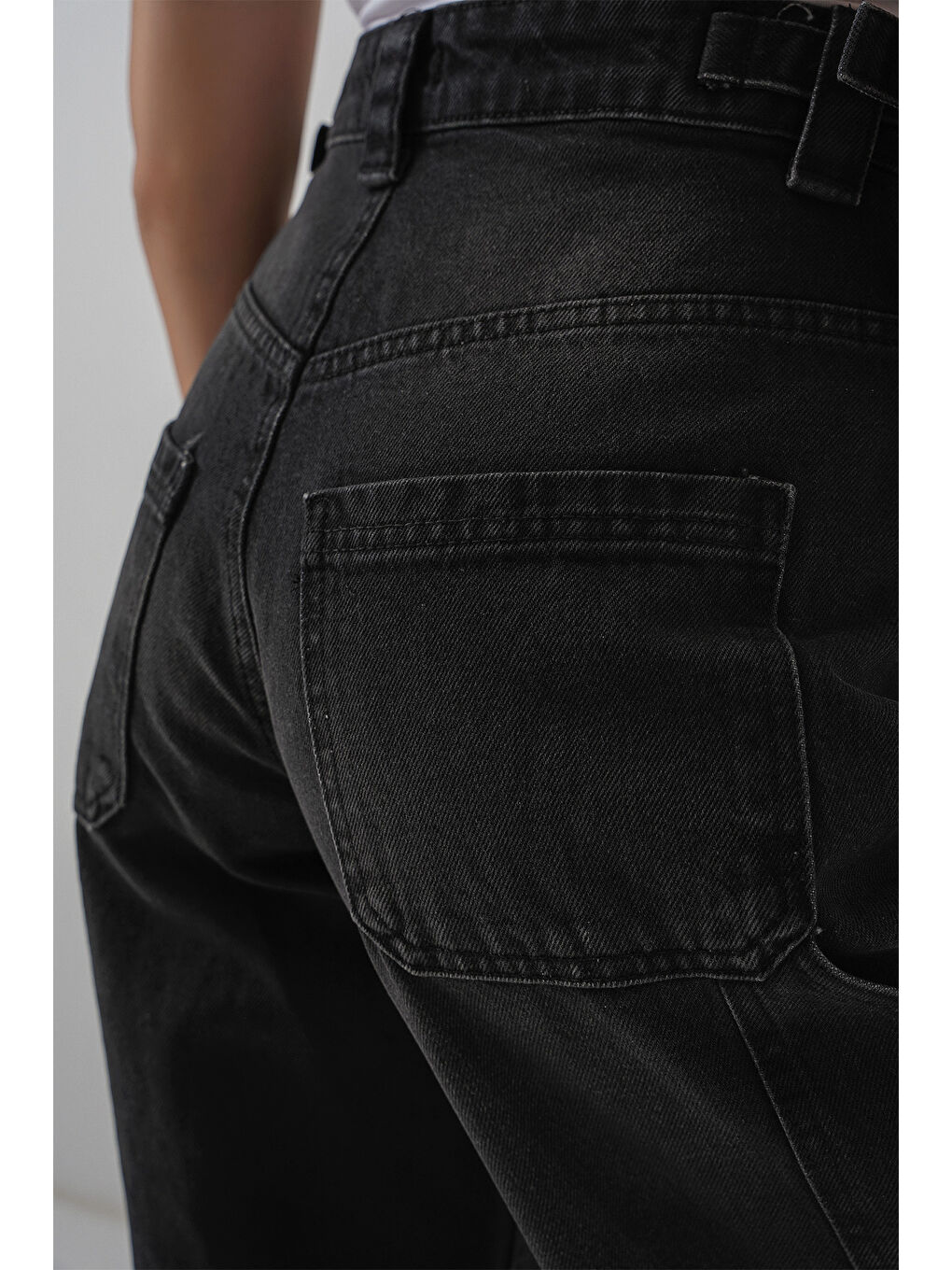 Bigdart Kadın Yüksek Bel Jean Pantolon 6701   Siyah - 7