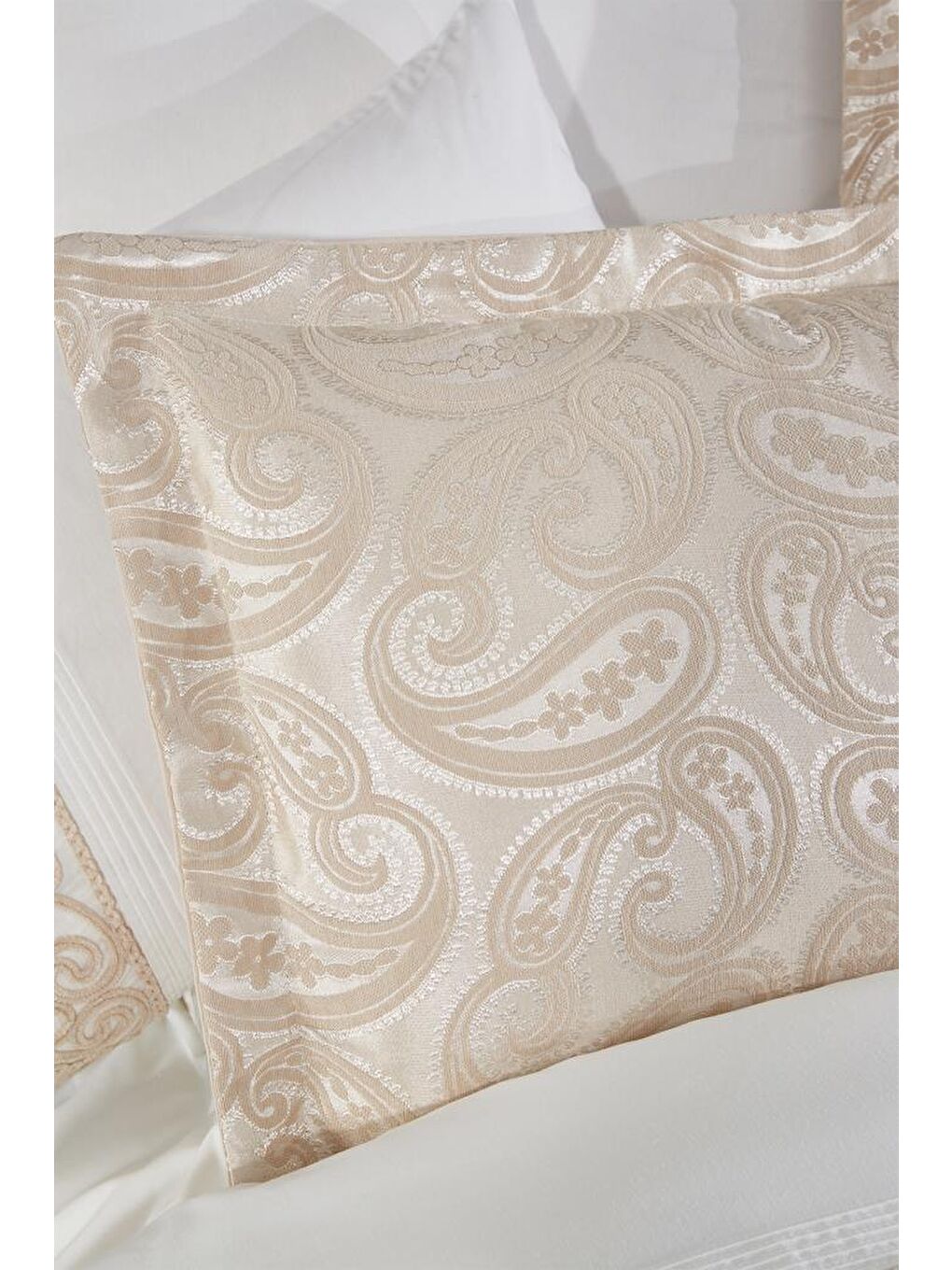 Şal 10 Parça Battaniyeli Çeyiz Seti Bej-6