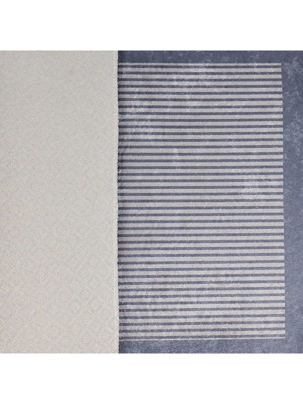Ekru Soft Basic Banyo Paspası - Krem / Gri - 50x80 cm-1
