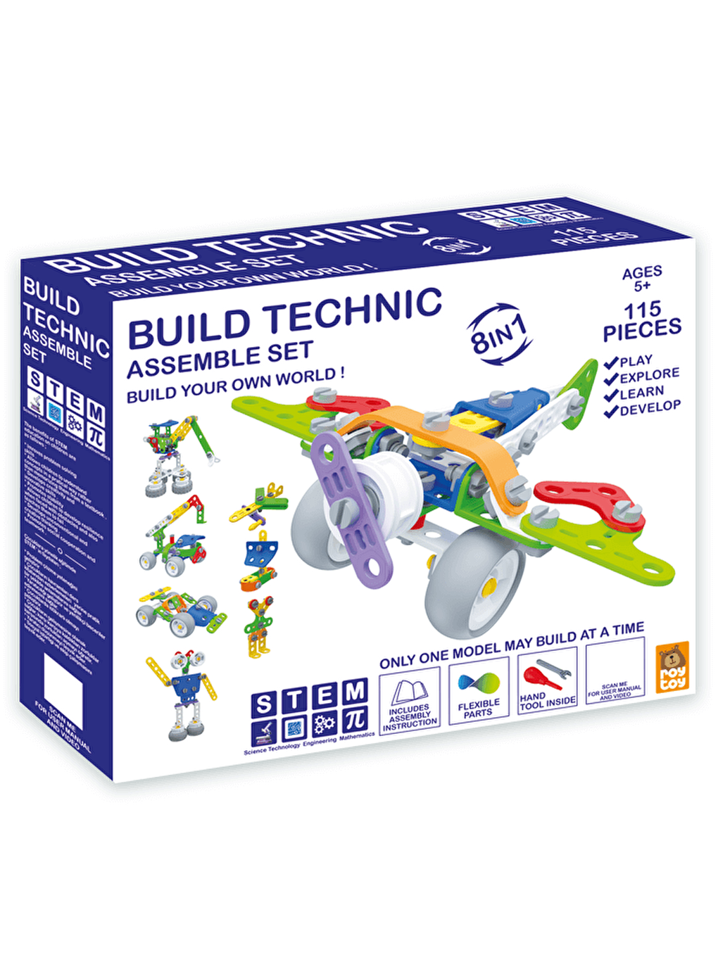 Sök Tak Araçlar - 8in1 Set (115 Parça)