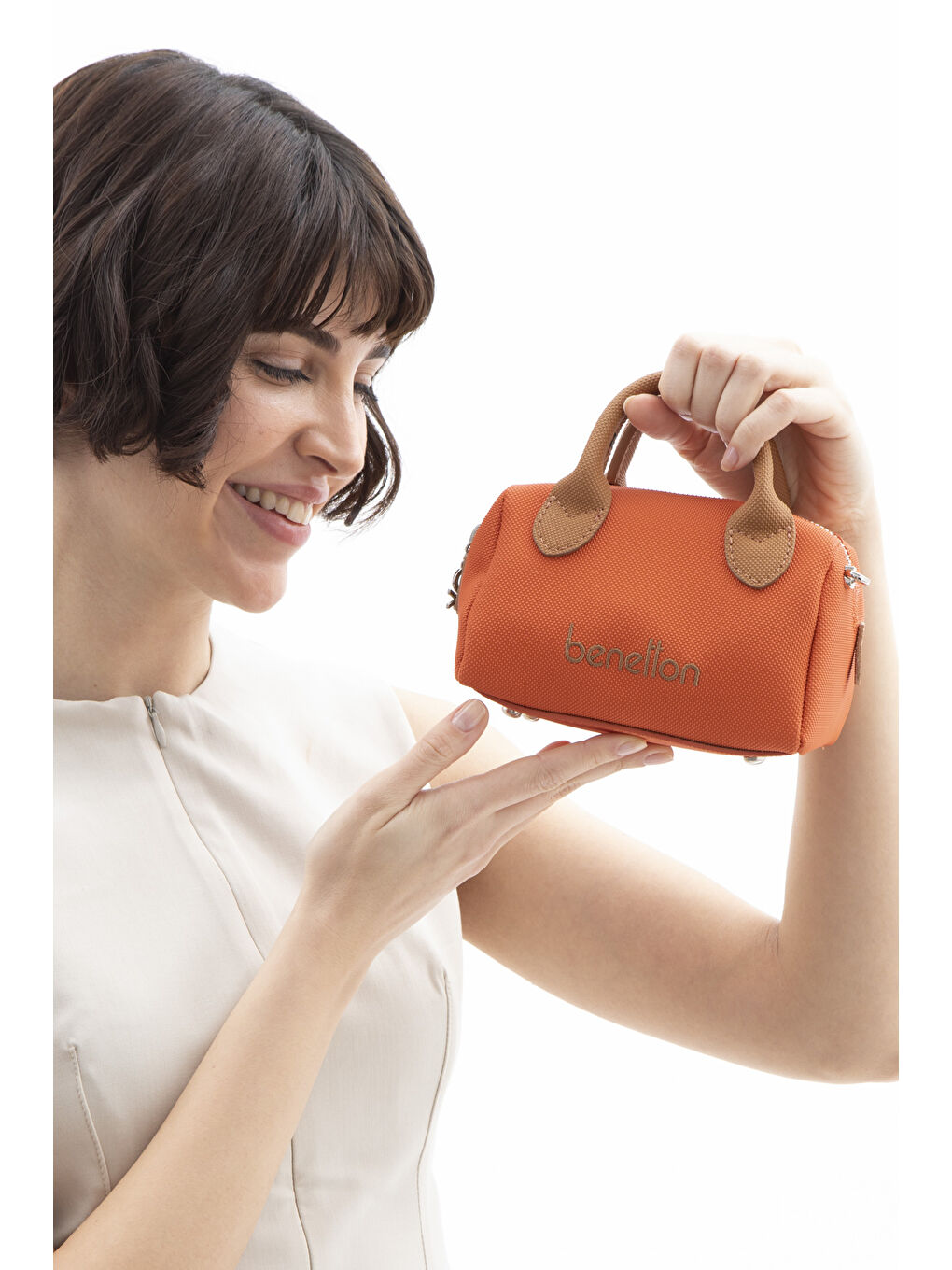 Kadin Çapraz Çanta Turuncu-Camel BNT1593-1